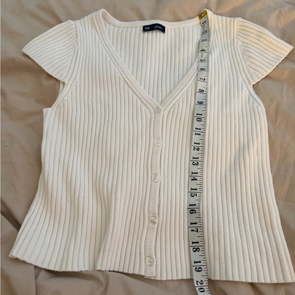NWOT Gap Cropped Rib Cardigan - Picture 6 of 7